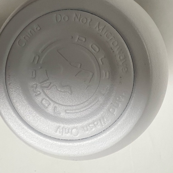 POLAR CAMEL 12oz INSULATED STEMLESS WINE CUP.   WHITE MONOGRAMMED “NONNA” - Picture 4 of 7